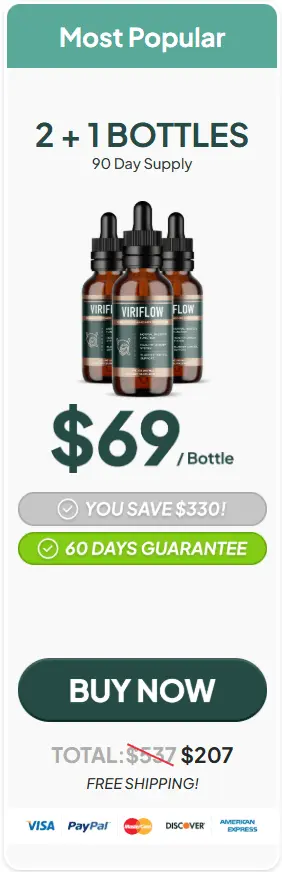 ViriFlow buy 3 bottles discount